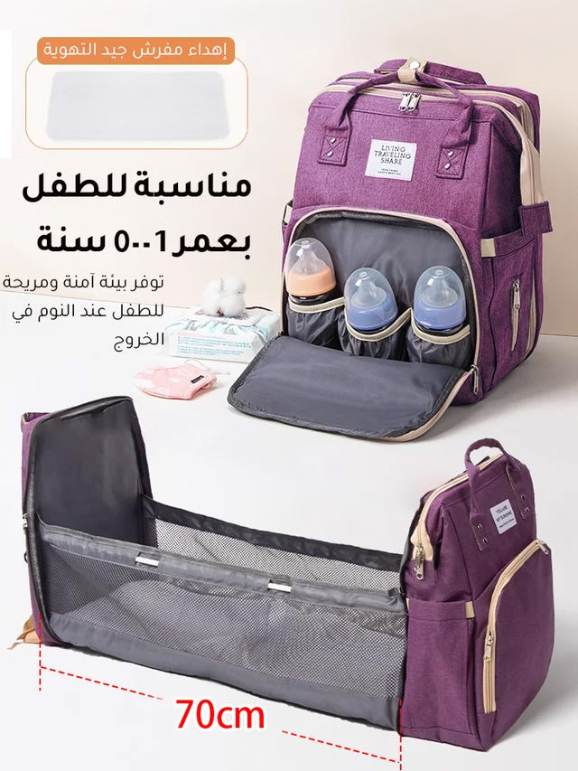 pta40-Portable foldable multifunctional large capacity backpack