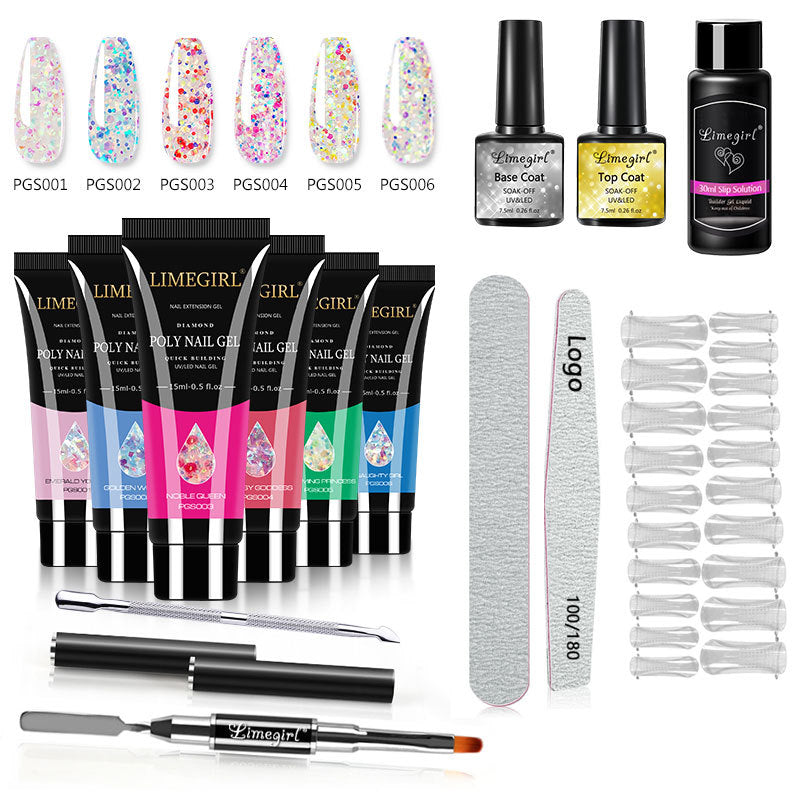 Nail extension glue set