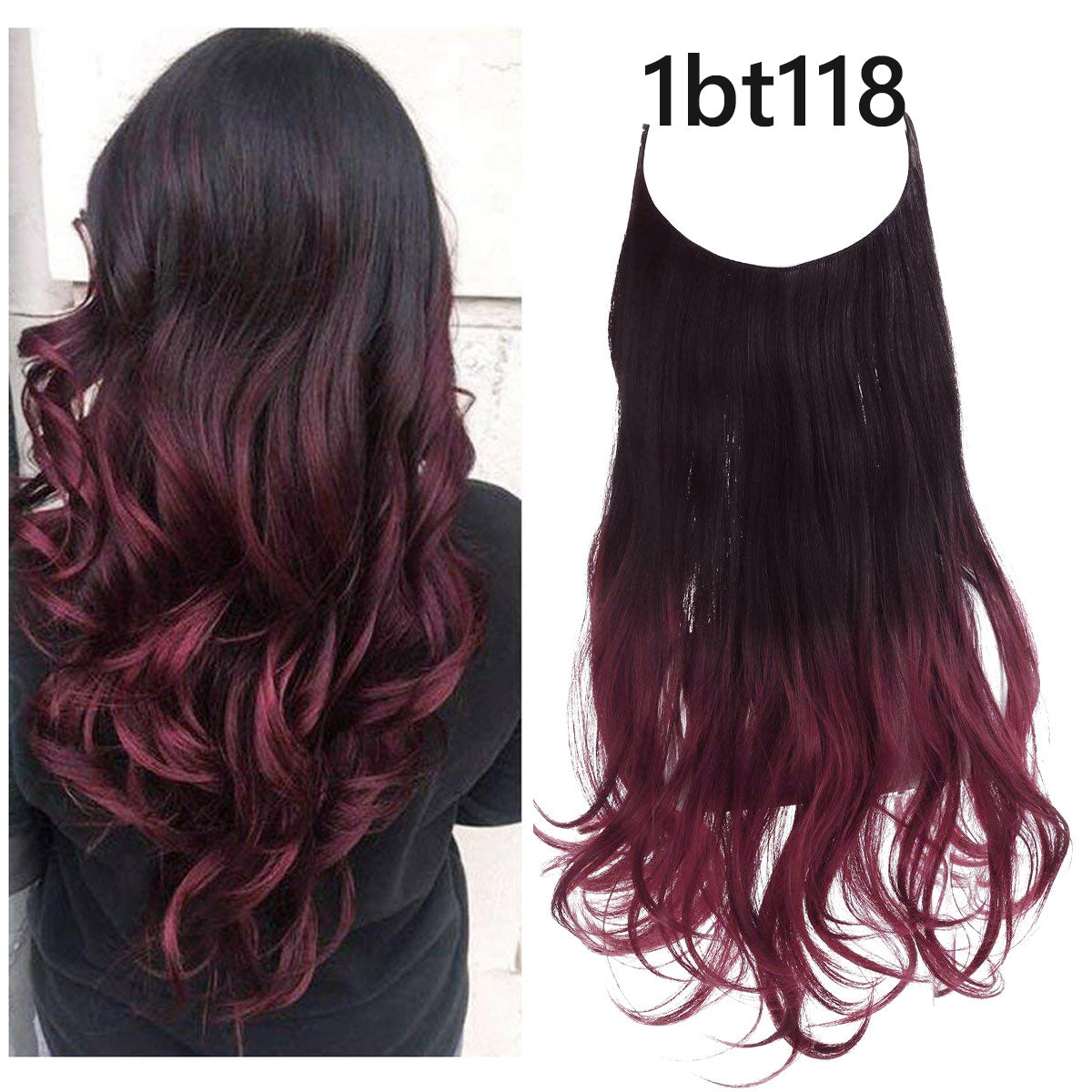 [اشترِ 1 واحصل على 1 مجانًا] New big wave one piece wig piece