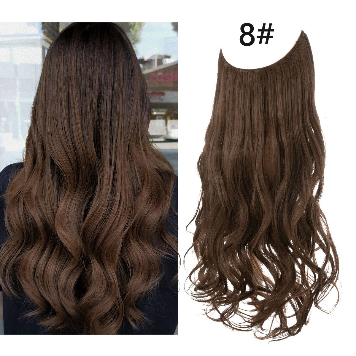 [اشترِ 1 واحصل على 1 مجانًا] New big wave one piece wig piece