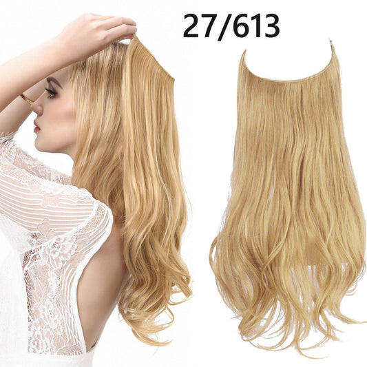 [اشترِ 1 واحصل على 1 مجانًا] New big wave one piece wig piece