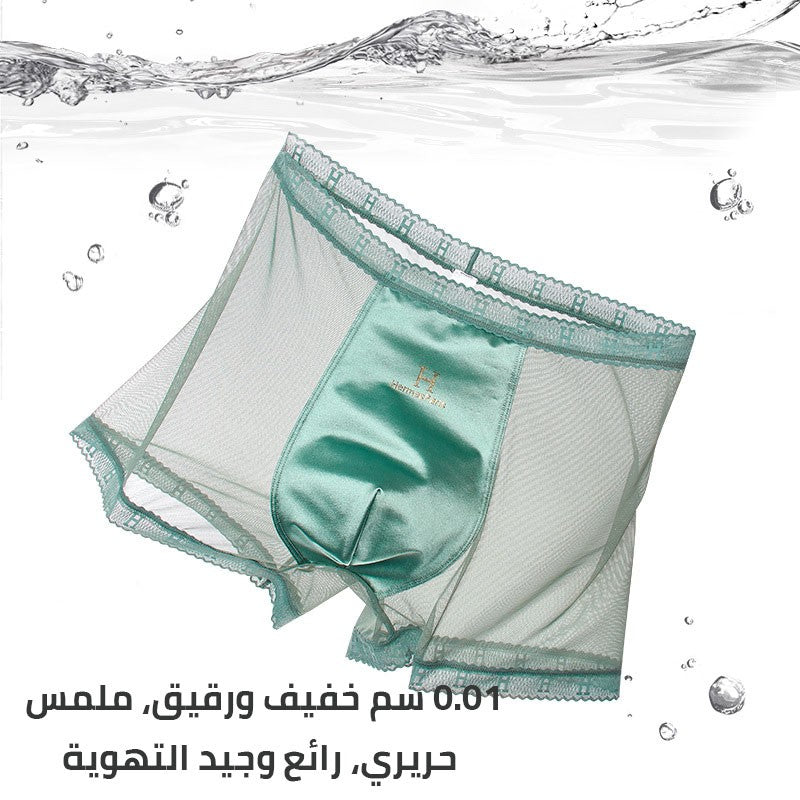 Summer ice silk mesh panties for men