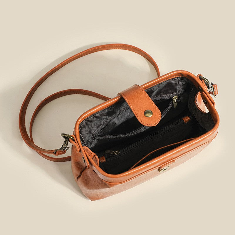 zp198-2024 Fashion Retro Soft Leather Bag