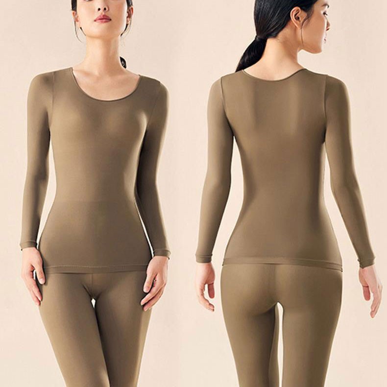 Seamless slimming high elastic warm base clother