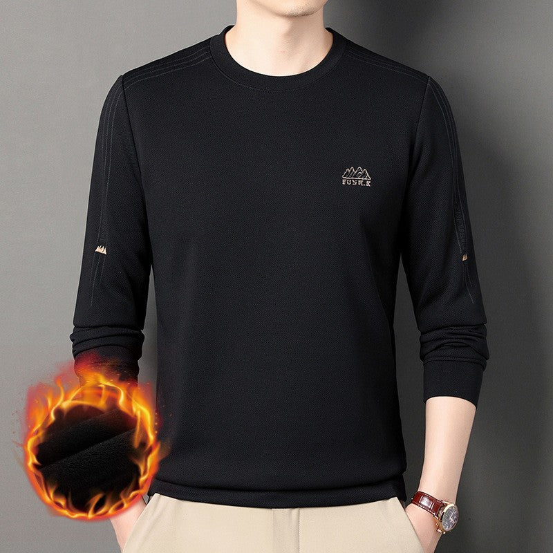 Men's fleece thickened sweatshirt