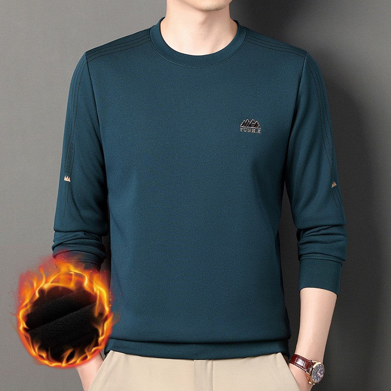 Men's fleece thickened sweatshirt