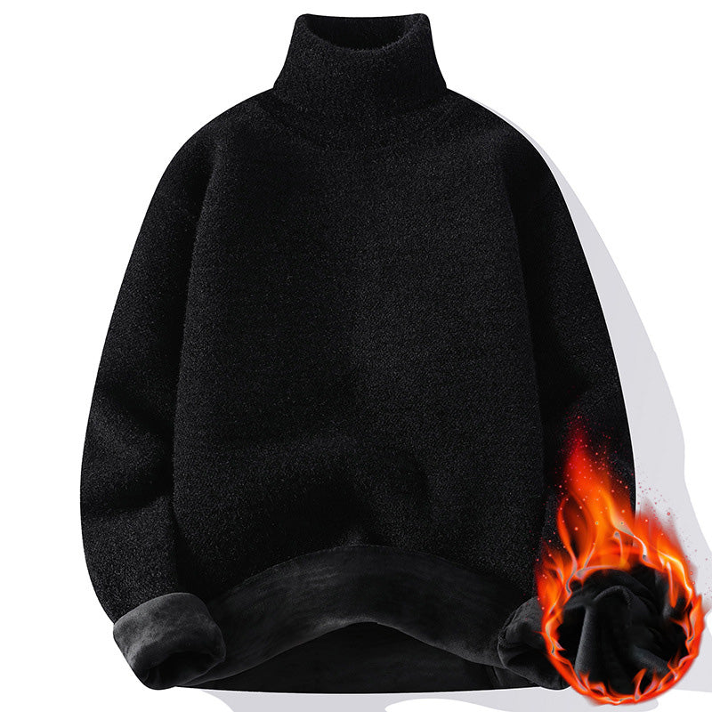 Men's stylish casual turtleneck sweater