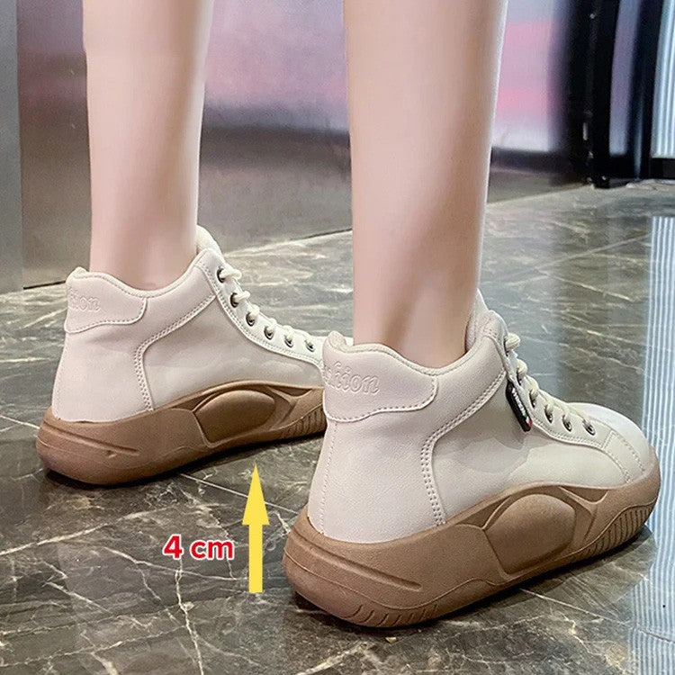 Thick-soled versatile fashionable casual retro women's shoes