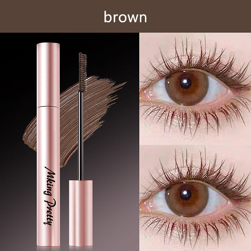 Waterproof and sweat-proof mascara that curls naturally and lengthens