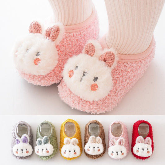 Autumn and winter anti-slip thickened baby toddler socks