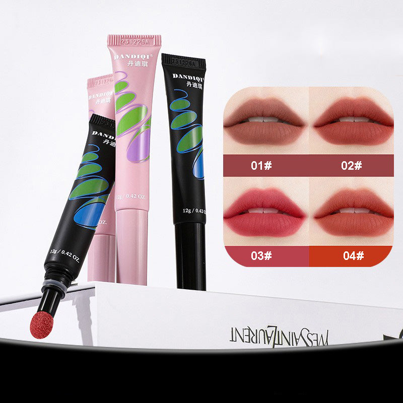 Matte cushion lip glaze