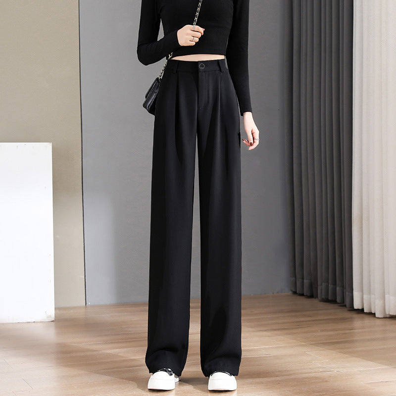 zp350-Women's versatile casual drape suit pants