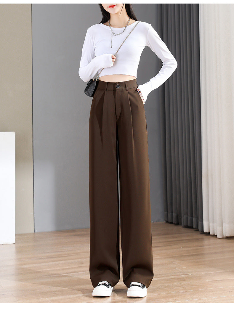 zp350-Women's versatile casual drape suit pants