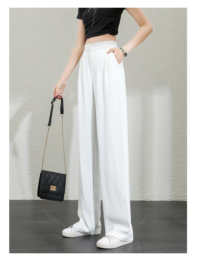 zp350-Women's versatile casual drape suit pants