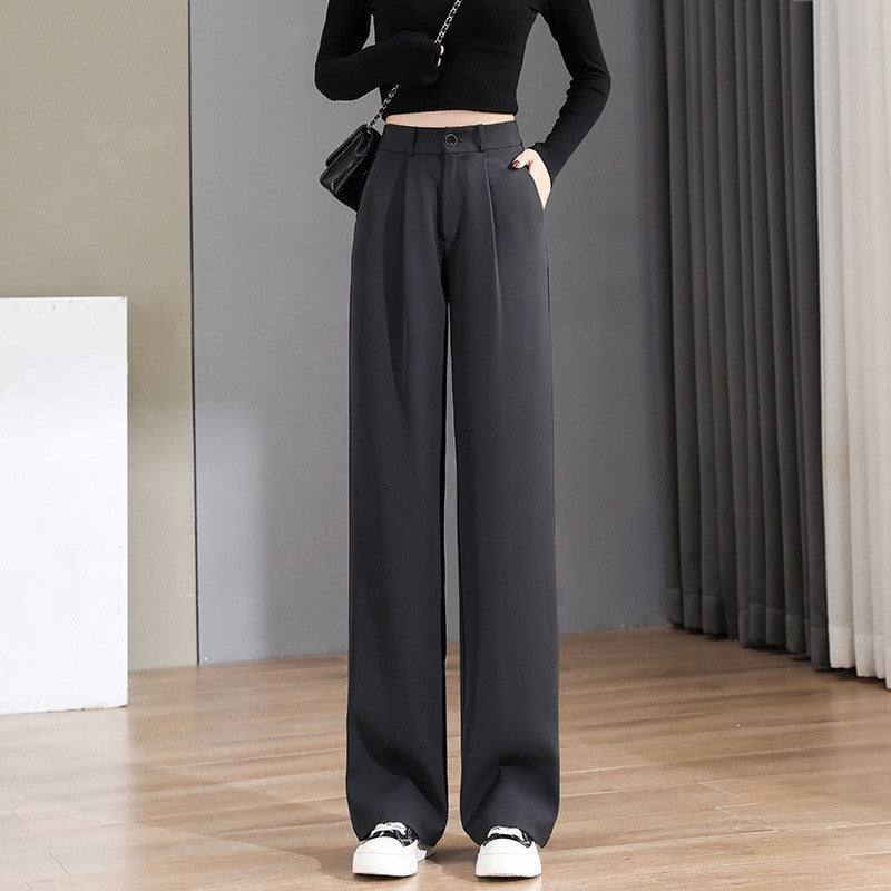 zp350-Women's versatile casual drape suit pants