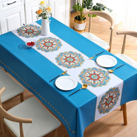 Embroidered exquisite embroidered tablecloth coffee table cloth